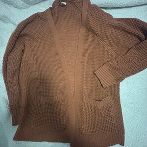 Maurices Warm Tan Knit Cardigan